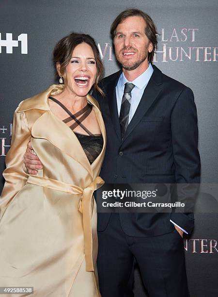 Producer Georgia Irwin and director Breck Eisner attend "The Last Witch Hunter" New York Premiere at AMC Loews Lincoln Square on October 13, 2015 in...