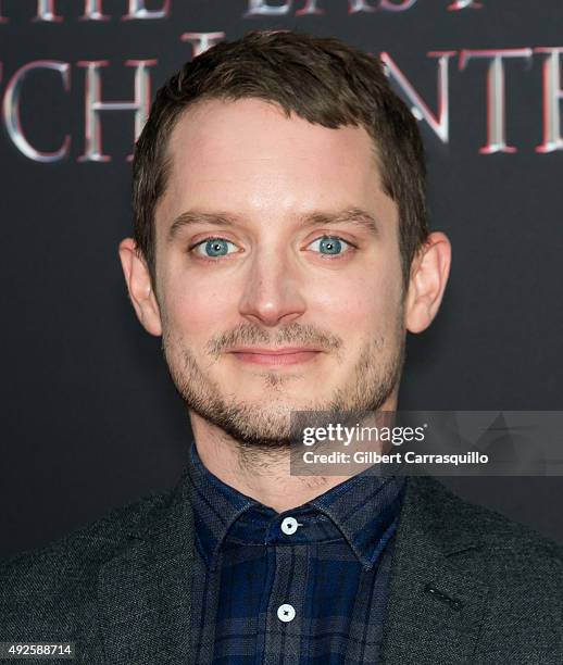 Actor Elijah Wood attends "The Last Witch Hunter" New York Premiere at AMC Loews Lincoln Square on October 13, 2015 in New York City.