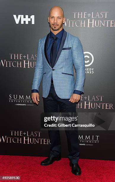 Actor Berto Colon attends "The Last Witch Hunter" New York Premiere at AMC Loews Lincoln Square on October 13, 2015 in New York City.