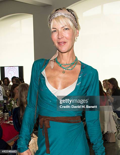 Cynthia Conran attends the ASAP: African Solutions to African Problems private lunch at the Louise T Blouin Foundation on May 21, 2014 in London,...