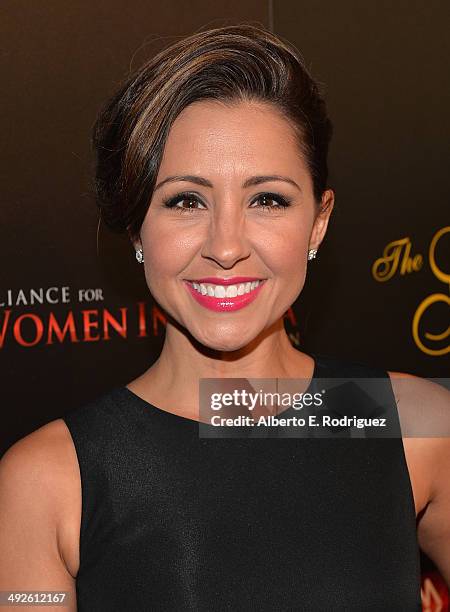 Actress Nikki Boyer arrives to the 39th Gracie Awards Gala at The Beverly Hilton Hotel on May 20, 2014 in Beverly Hills, California.