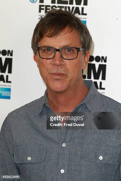 Todd Haynes attends a photocall for " Carol" during the BFI London Film Festival at Soho Hotel on October 14, 2015 in London, England.