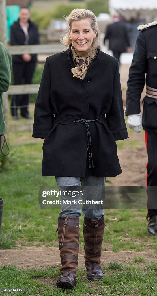 The Countess Of Wessex Attends A Reception At Remus Memorial Horse Sanctuary
