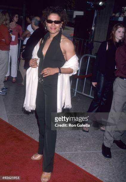 Athlete Luicia Rijker attends the "What's the Worst That Could Happen?" Century City Premiere on May 22, 2001 at Loews Cineplex Century Plaza...