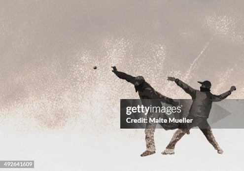 Illustration of terrorists throwing bomb Illustration of terrorists throwing bomb