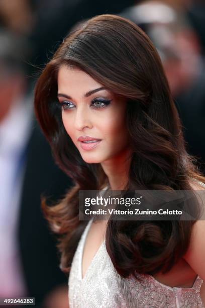Aishwarya Rai attends "The Search" premiere during the 67th Annual Cannes Film Festival on May 21, 2014 in Cannes, France.