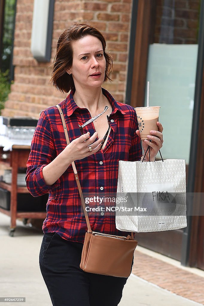 Celebrity Sightings In New York City - May 21, 2014