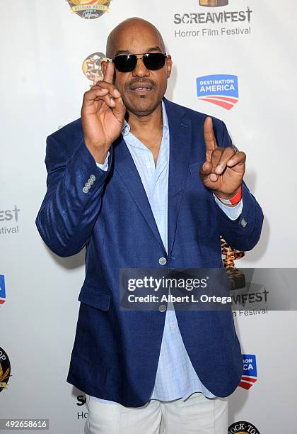 Actor Ken Foree arrives for the Screamfest Horror Film Festival - Opening Night Screening Of "Tales Of Halloween" held at TCL Chinese 6 Theatres on...