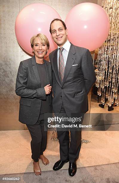 Emma Thompson and Lord Frederick Windsor attend as Boodles celebrates the opening of their new Bond Street flagship with special guest Emma Thompson...