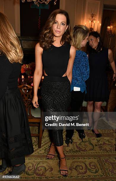 Actress Kate Beckinsale attends The Academy Of Motion Pictures Arts & Sciences new members reception hosted by Ambassador Matthew Barzun and Mrs...