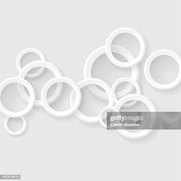 3d circle pattern background - 3d circle stock illustrations
