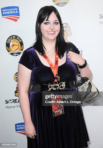 Director Melissa Whitman arrives for the Screamfest Horror Film Festival - Opening Night Screening Of "Tales Of Halloween" held at TCL Chinese 6...