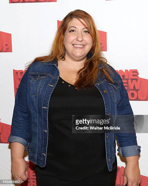 Ashlie Atkinson attends the photo call for the cast of the of New Group World Premiere production of the Mark Gerrard play 'Steve' at the New 42nd...