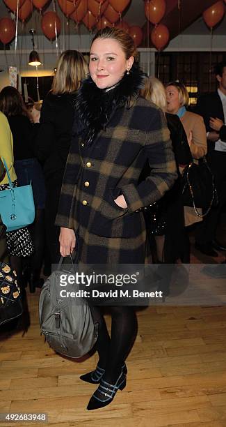 Amber Atherton attends Ed Burstell Autobiography Launch at Liberty on October 14, 2015 in London, England.