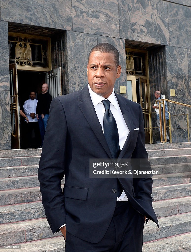 Jay Z And Timbaland Appear At Federal Court For Copyright Trial