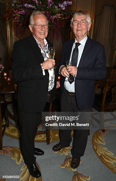 Tom Courtney and guest attend The Academy Of Motion Pictures Arts & Sciences new members reception hosted by Ambassador Matthew Barzun and Mrs Brooke...