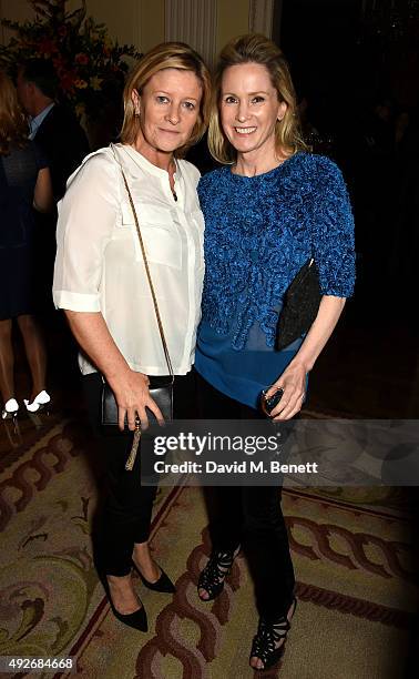 Sacha Forbes and Carolyn Dailey attend The Academy Of Motion Pictures Arts & Sciences new members reception hosted by Ambassador Matthew Barzun and...