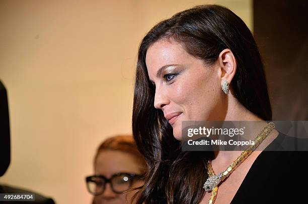 Actress Liv Tyler attends the BVLGARI & ROME: Eternal Inspiration Opening Night on October 14, 2015 in New York City.