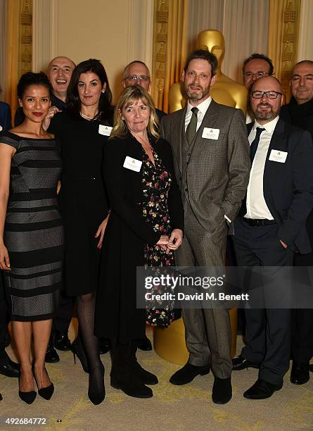 New members actress Gugu Mbatha-Raw, casting director Lucy Bevan, Victoria Belfrage, Cinematographer Tristan Oliver and Andrew Lockley attend The...