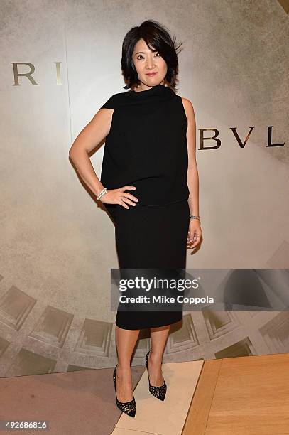 Natalie Choy attends the BVLGARI & ROME: Eternal Inspiration Opening Night on October 14, 2015 in New York City.