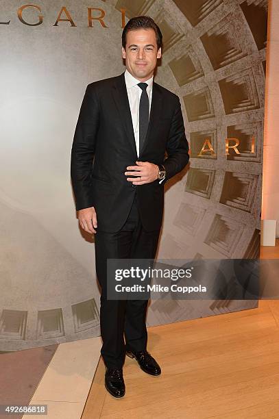 President, Bulgari North America Daniel Paltridge attends the BVLGARI & ROME: Eternal Inspiration Opening Night on October 14, 2015 in New York City.