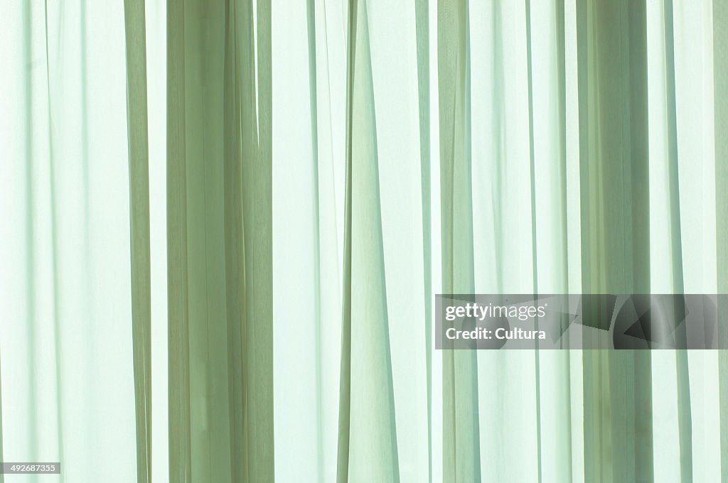 Green curtain, Marrakech, Morocco