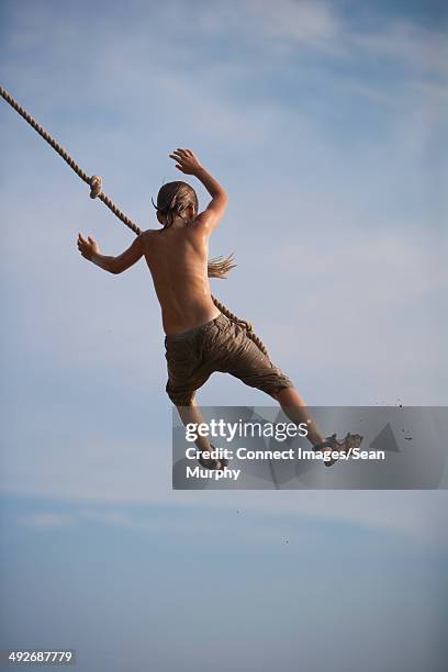 Boy Jumping Rope Photos and Premium High Res Pictures - Getty Images