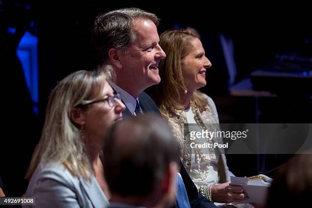 William Douglas "Doug" Parker , chairman and chief executive officer of American Airlines Group Inc., attends PBS's In Performance at the White House...