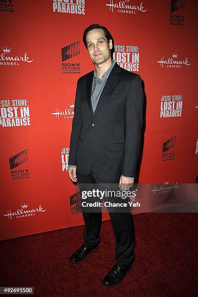 Kohl Sudduth attends "Jesse Stone: Lost In Paradise" New York premiere at Roxy Hotel on October 14, 2015 in New York City.