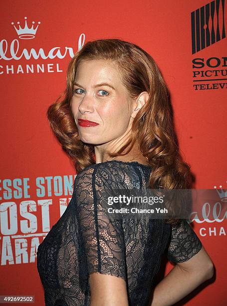 Kerri Smith attends "Jesse Stone: Lost In Paradise" New York premiere at Roxy Hotel on October 14, 2015 in New York City.