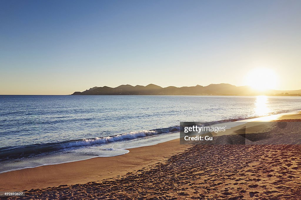 Beach, French Riviera, Cannes, France