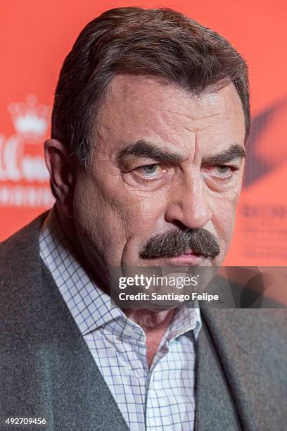 Tom Selleck attends "Jess Stone: Lost In Paradise" New York Premiere at Roxy Hotel on October 14, 2015 in New York City.