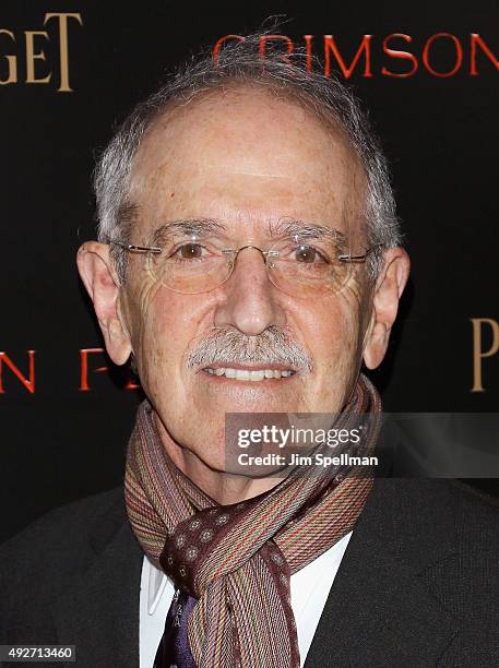 Screenwriter Matthew Robbins attends the "Crimson Peak" New York premiere at AMC Loews Lincoln Square on October 14, 2015 in New York City.