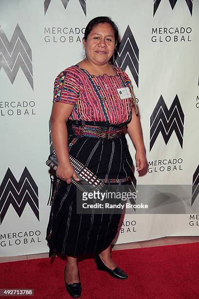 Delia Mendoza attends the 2015 Mercado Global Fashion Forward Gala at The Bowery Hotel on October 14, 2015 in New York City.