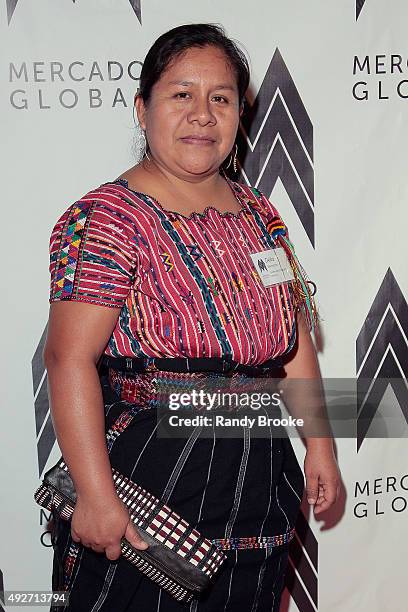 Delia Mendoza attends the 2015 Mercado Global Fashion Forward Gala at The Bowery Hotel on October 14, 2015 in New York City.