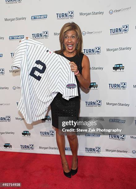 Hoda Kotb attends 19th Annual Turn 2 Foundation Dinner at Cipriani Wall Street on October 14, 2015 in New York City.
