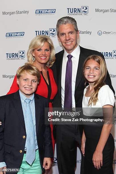 Gretchen Carlson and Casey Close attend 19th Annual Turn 2 Foundation Dinner at Cipriani Wall Street on October 14, 2015 in New York City.