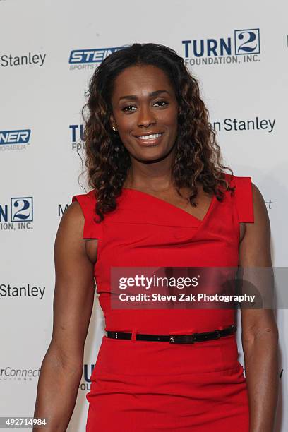 Guest attends 19th Annual Turn 2 Foundation Dinner at Cipriani Wall Street on October 14, 2015 in New York City.