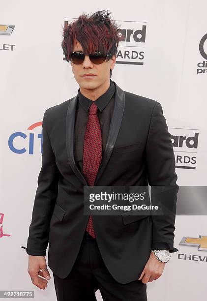 Criss Angel arrives at the 2014 Billboard Music Awards at the MGM Grand Garden Arena on May 18, 2014 in Las Vegas, Nevada.