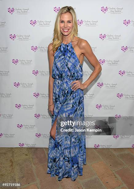 Actress Brooke Burns attends The Charlotte And Gwenyth Gray Foundation To Cure Batten Disease Fundraiser at Private Residence on October 14, 2015 in...