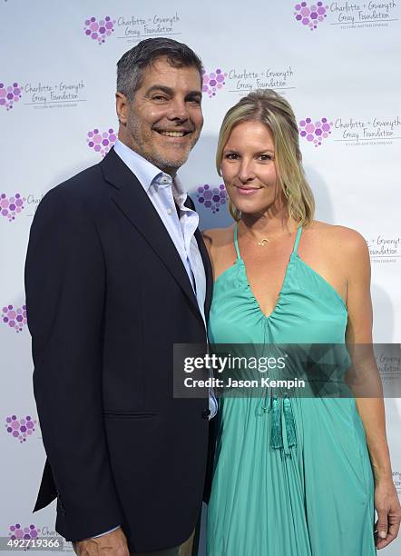 Film producer Gordon Gray and Kristen Gray attend The Charlotte And Gwenyth Gray Foundation To Cure Batten Disease Fundraiser at Private Residence on...