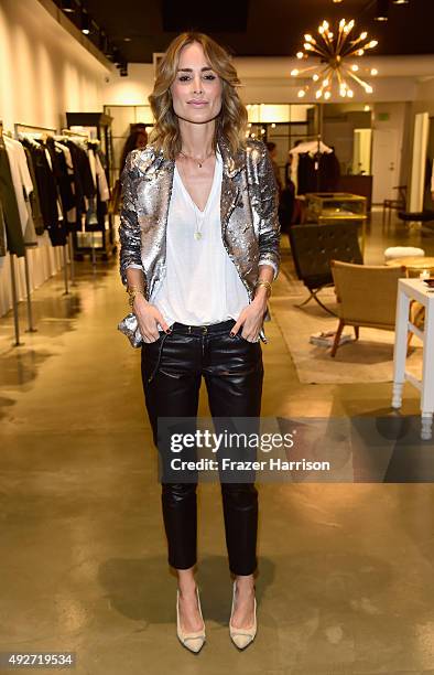 Designer Anine Bing attends the Anine Bing Celebrates Los Angeles Flagship Opening at Anine Bing Boutique on October 14, 2015 in Los Angeles,...