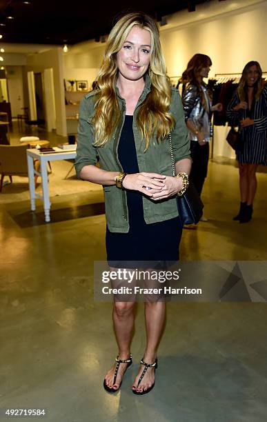 Television personality Cat Deeley attends the Anine Bing Celebrates Los Angeles Flagship Opening at Anine Bing Boutique on October 14, 2015 in Los...