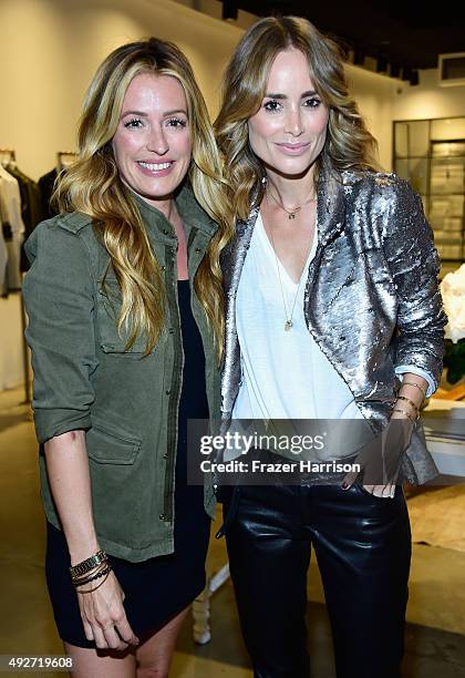 Television Personality Cat Deeley and designer Anine Bing attend the Anine Bing Celebrates Los Angeles Flagship Opening at Anine Bing Boutique on...