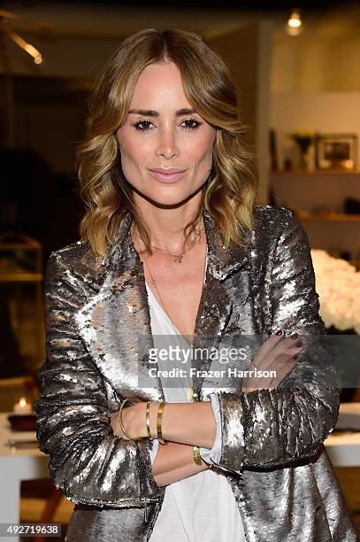 Designer Anine Bing attends the Anine Bing Celebrates Los Angeles Flagship Opening at Anine Bing Boutique on October 14, 2015 in Los Angeles,...
