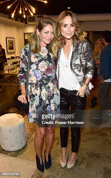 Actress Rebecca Gayheart and designer Anine Bing attends the Anine Bing Celebrates Los Angeles Flagship Opening at Anine Bing Boutique on October 14,...