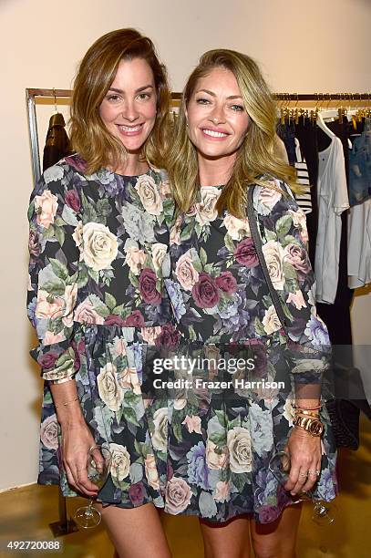 Designer Kelly Zajsem and actress Rebecca Gayheart attend the Anine Bing Celebrates Los Angeles Flagship Opening at Anine Bing Boutique on October...