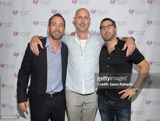 Comedian Bryan Callan, director Gavin O'Connor, and writer Anthony Tambakis attend The Charlotte And Gwenyth Gray Foundation To Cure Batten Disease...
