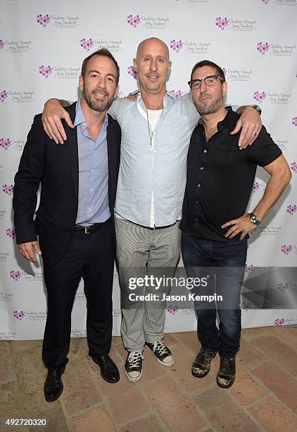 Comedian Bryan Callan, director Gavin O'Connor, and writer Anthony Tambakis attend The Charlotte And Gwenyth Gray Foundation To Cure Batten Disease...