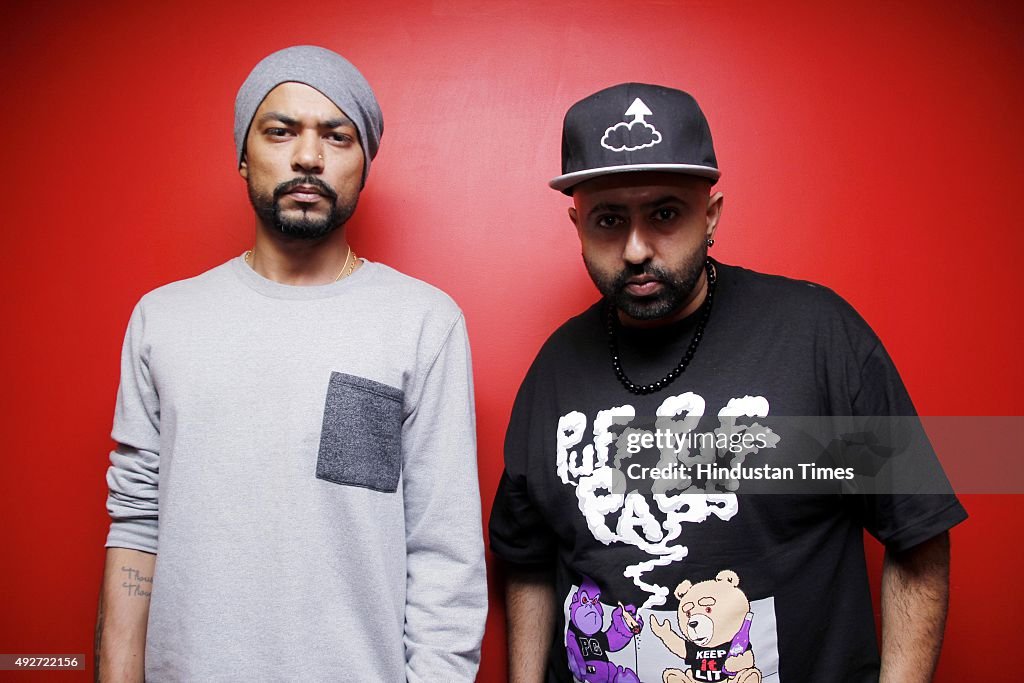Bohemian Indian Rapper Punjabi Rapper Bohemia and Rapper Haji Springer during an exclusive ...